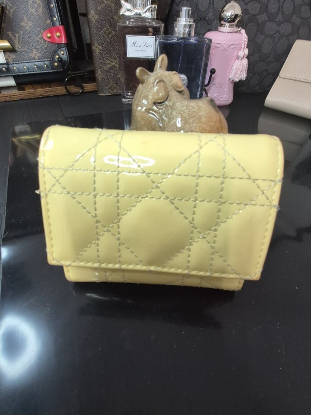 Christian Dior Lady Dior trifold wallet